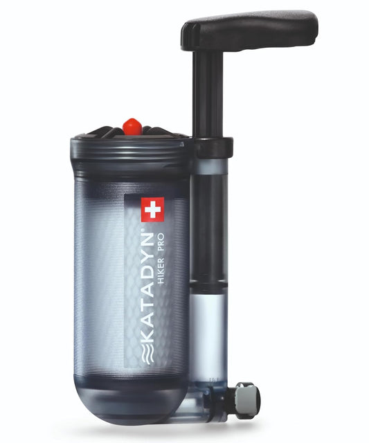 Hiker Pro Hand Pump Water Filter for Backpacking, Camping, Emergency Survival